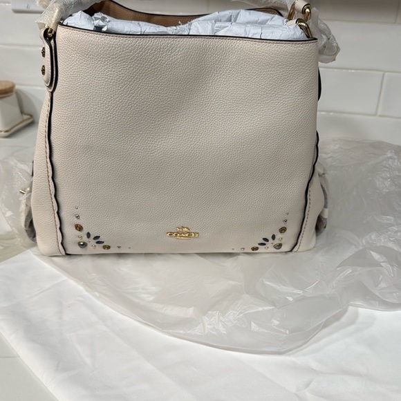 Coach White Leather Women´s Bag